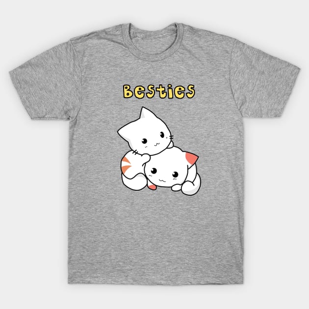 Besties cats T-Shirt by wondrous